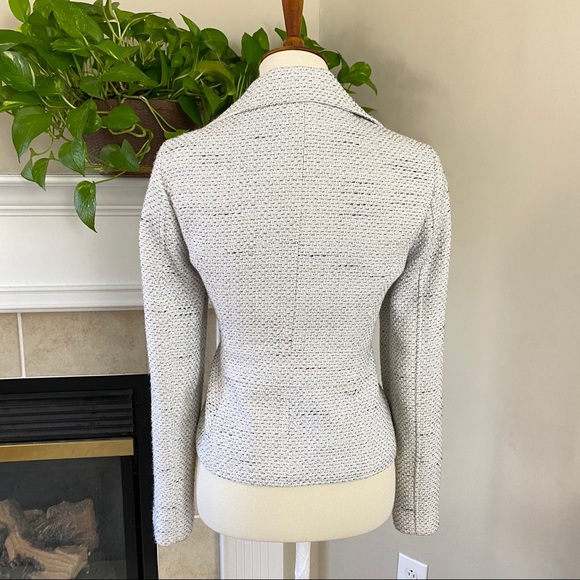 WHBM Tweed Blazer Size 6 Cropped Career Jacket - Picture 6 of 9